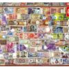 จิ๊กซอว์ 1000 ชิ้น Educa ธนบัตรโลก #17659