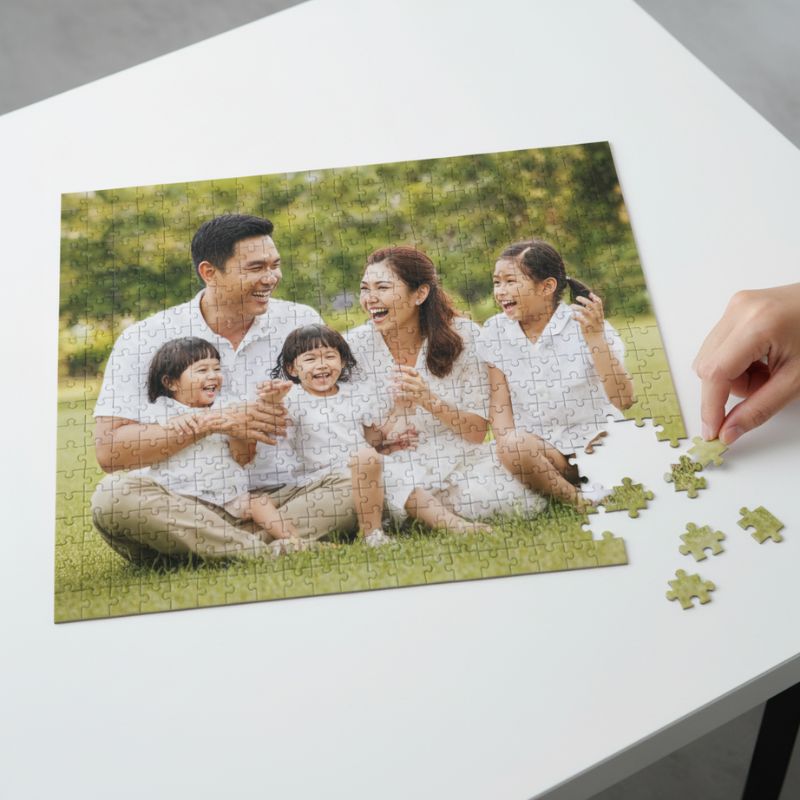 จิ๊กซอว์ 500 ชิ้น รูปตัวเอง (Your Photo) ขนาด 52 x 38 ซม