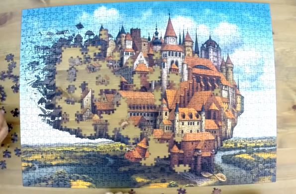 วิธีต่อจิ๊กซอว์ 500 ชิ้น