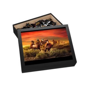 จิ๊กซอว์ 500 ชิ้น Silapin ภาพม้า 9 ตัว แบบที่ 2 #B005