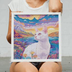 ภาพจิ๊กซอว์ พร้อมกรอบรูปมินิมอล