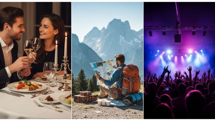 a collage of a man and a woman