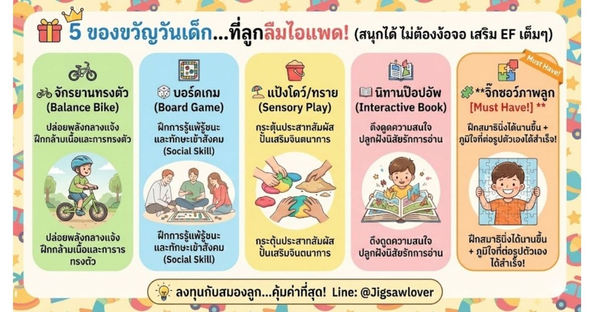 ของขวัญวันเด็กอะไรดี