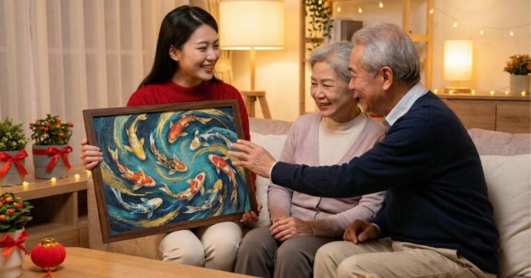 ของขวัญปีใหม่ให้ผู้ใหญ่ 2026 จิ๊กซอว์ภาพมงคล